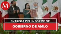 Sánchez Cordero entrega segundo informe de AMLO al Congreso de la Unión