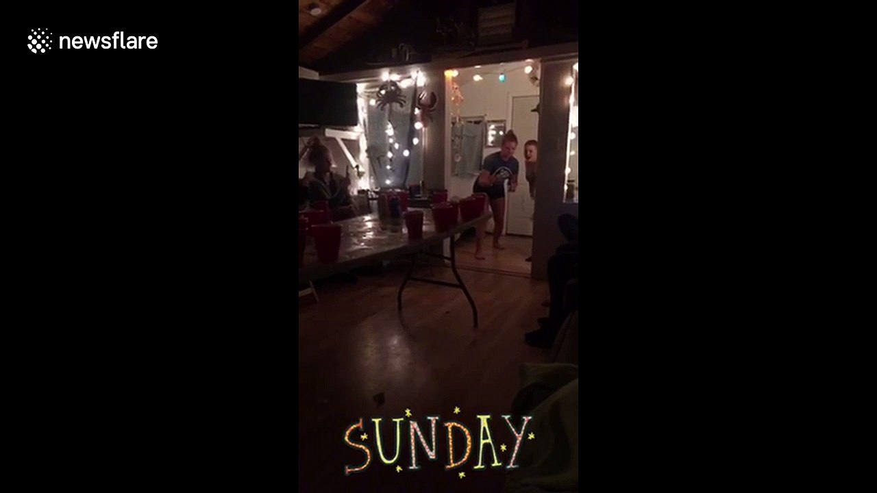 Beer pong game suddenly and viciously turns south in Rhode Island