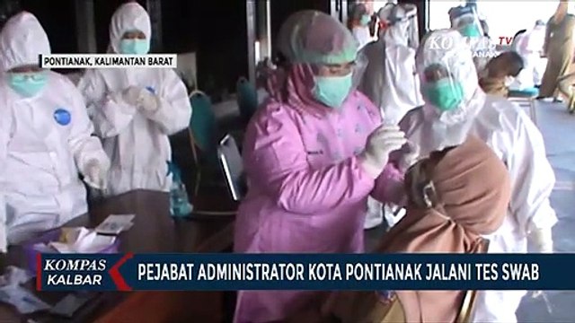 Dinkes Pontianak Lakukan Tes Swab pada Pejabat Eselon II dan III