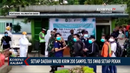 Gubernur Kalbar Wajibkan Tiap Daerah Kirim 200 Sampel Swab per Pekan