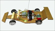 DIY F1 Car | Cardboard F1 Race Car | How to Make A F1 Car with Cardboard | Battery Operated F1 Car with Remote Control