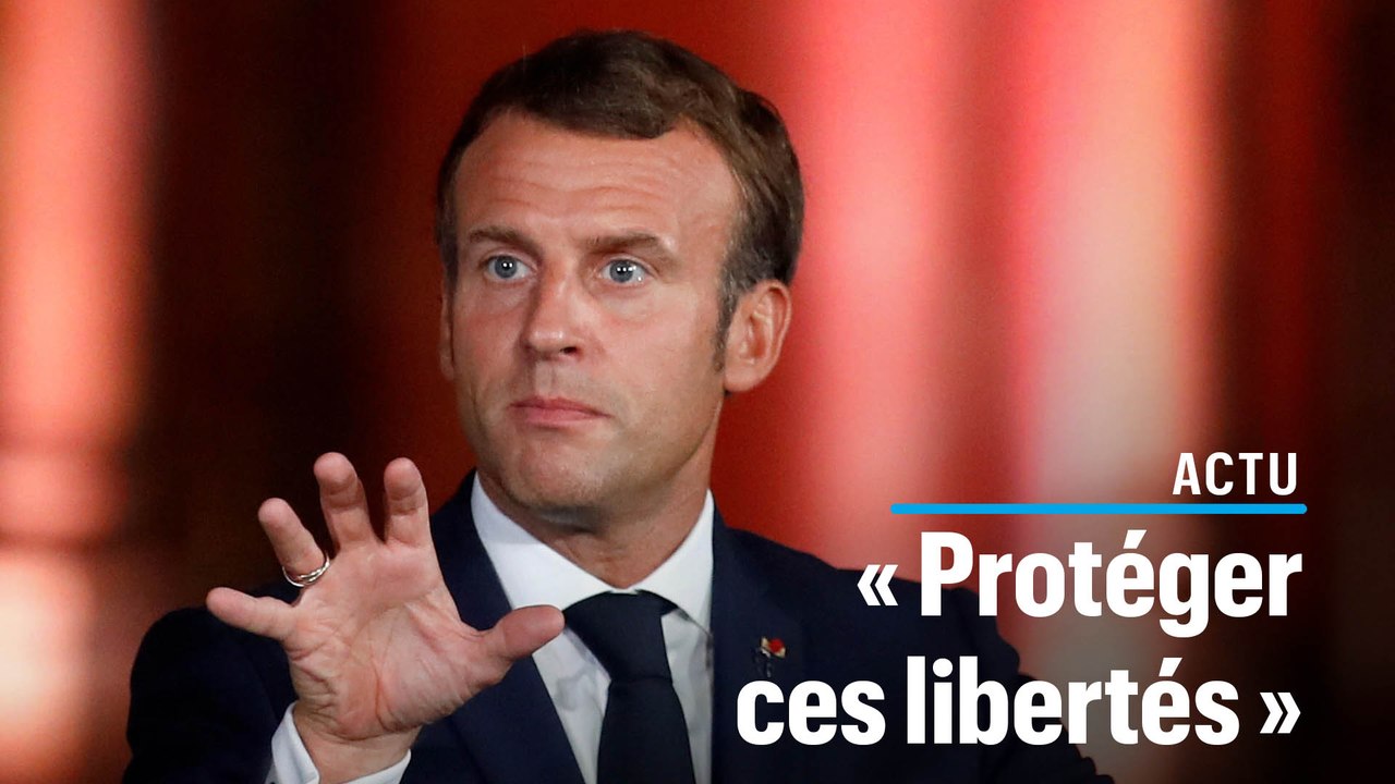 Charlie Hebdo : Macron défend "la liberté de blasphémer" en France