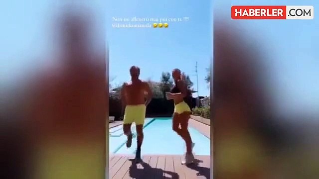 Güzel spiker Diletta Leotta'ya sulu şaka! Havuza atıldı