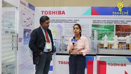 Toshiba Exhibition Stand Design & Build by Panache Exhibitions - GridTech 2019