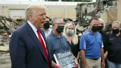 Visita de Donald Trump a Kenosha