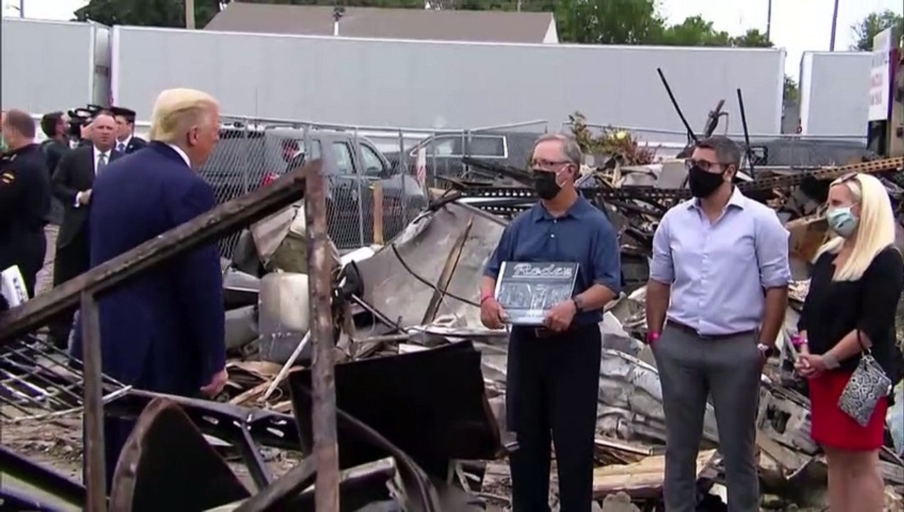 Trump inszeniert sich in Kenosha als Garant für Recht und Ordnung