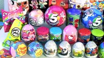 50 Surprise Eggs HUGE Toys Collection Peppa Pig LOL dolls Zuru 5 Surprise My Little Pony toys