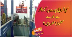 Are chemical-filled containers at Karachi port hazardous?