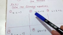 Ch 2 Linear Equation In One Variable Exercise 2.1 Class 8 Maths RBSE CBSE NCERT_1