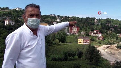 Rize’de 85 yaşındaki kadını mağdur eden yol projesi