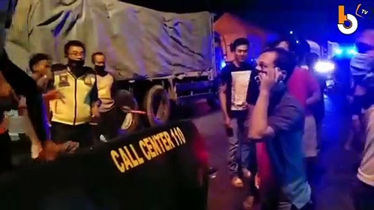 TIGA MOTOR KECELAKAAN DI JALUR PANTURA, DUA KORBAN TEWAS