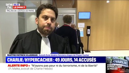 Patrick Klugman (avocat des otages de l'Hyper Cacher): "Nous voulons remplir cette salle d'audience de ce qu'ont vécu mes clients"