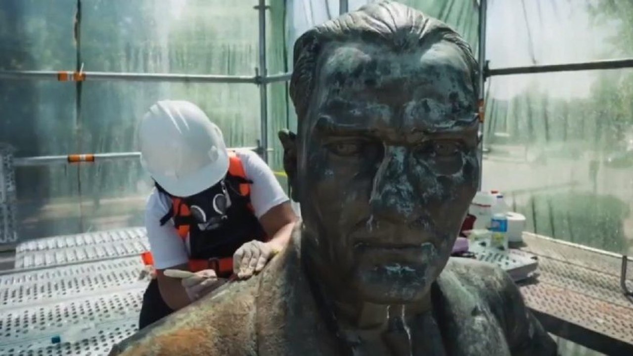Türkiye’nin ilk Atatürk Anıtı restore edildi