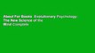 About For Books  Evolutionary Psychology: The New Science of the Mind Complete