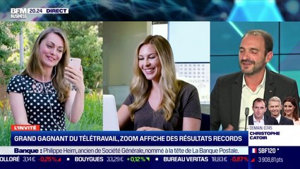 Loïc Rousseau (Zoom) : Grand gagnant du télétravail, Zoom affiche des résultats records - 01/09