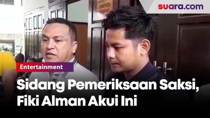 Sidang Pemeriksaan Saksi, Fiki Alman Akui Tidak Berzina dengan Angel Lelga