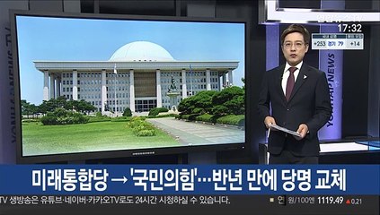 미래통합당→'국민의힘'…반년 만에 당명 교체