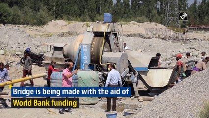 Construction of bridge in full swing at J&K’s Shopian