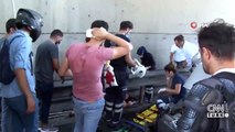 Son dakika... İstanbul'da dehşete düşüren kaza! Bebeği yola savruldu... | Video