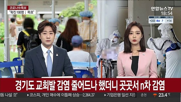 경기도 교회발 감염 줄어드나 했더니 곳곳서 n차 감염