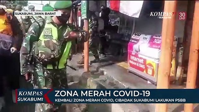 Kembali Zona Merah Covid, Cibadak Sukabumi Lakukan PSBB