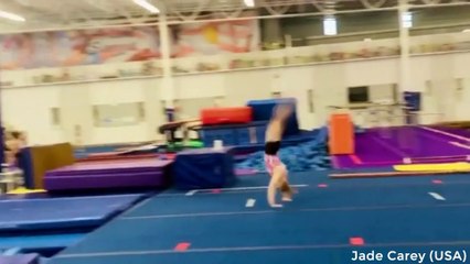 Jade Carey, Simone Biles, Chellsie Memmel & More in Training 2020