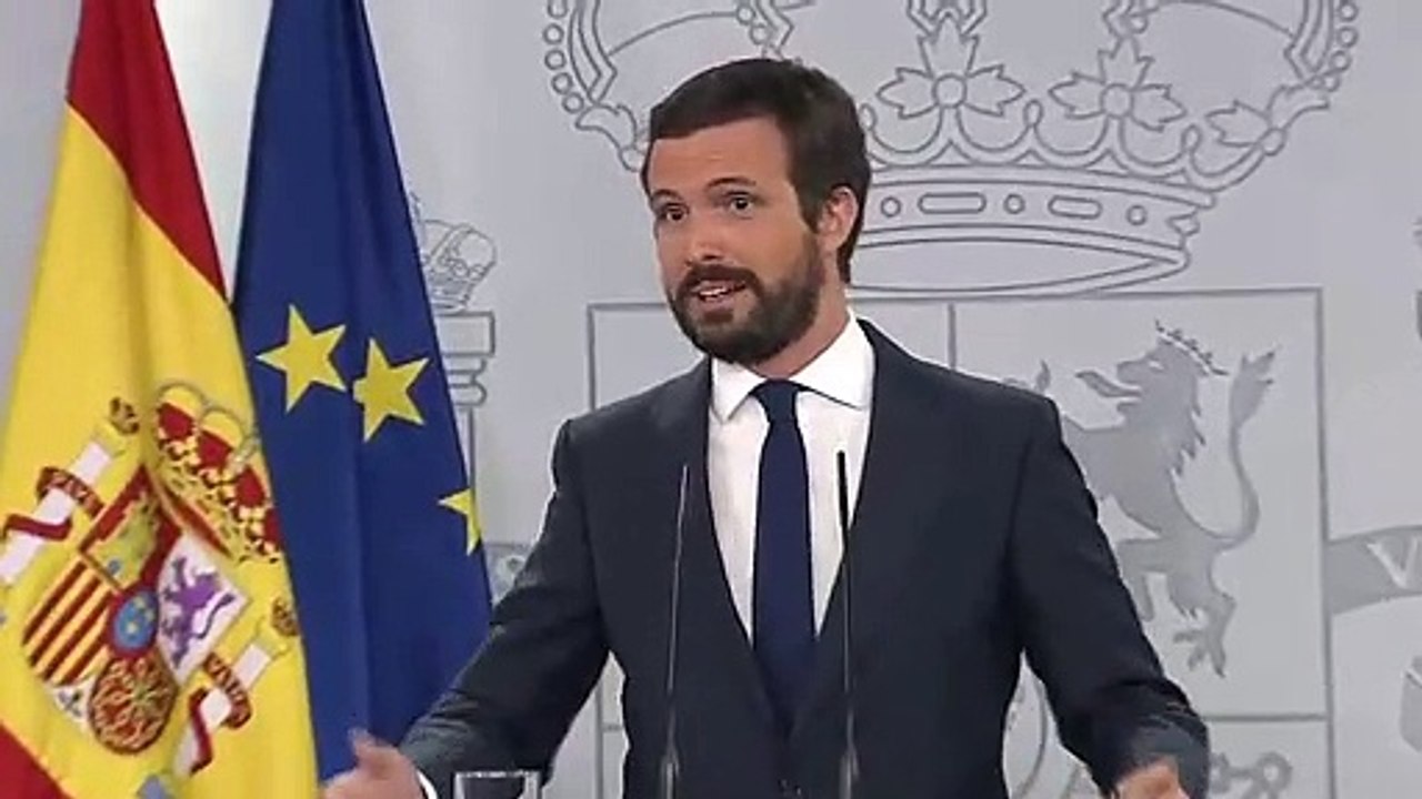 Casado: "Llevamos sin hablar cuatro meses y siete meses sin vernos en persona"