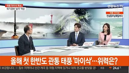 [뉴스초점] 태풍 '마이삭' 한반도 접근 중…자정쯤 부산 근접