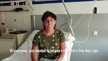 La jugadora de tenis profesional española Carla Suárez Navarro anuncia su lucha contra el cáncer