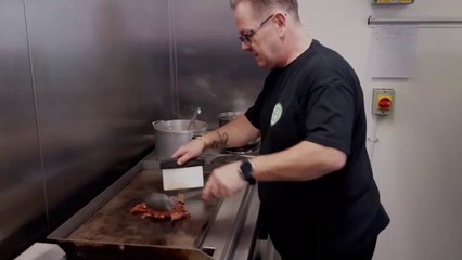Andy from Big Bamboo in Hartlepool prepares special dish The Stuffed Dan