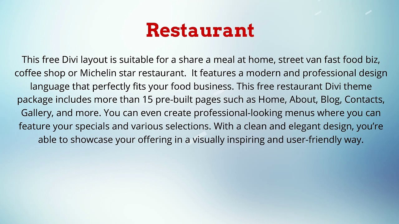 4 Handpicked, Perfect & Free Divi Themes