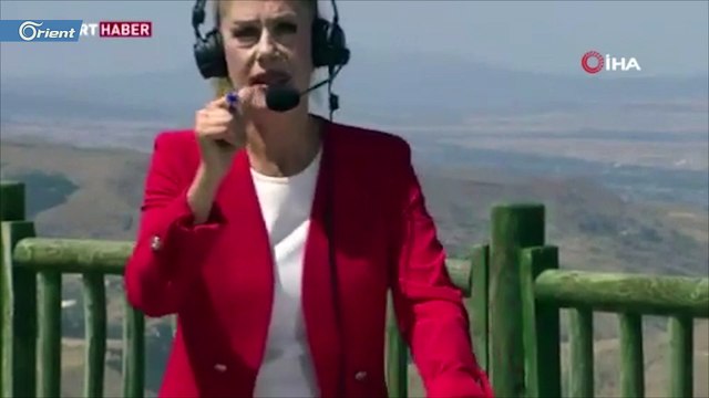 إغماء مذيعة تركية خلال تغطية احتفالية عيد النصر