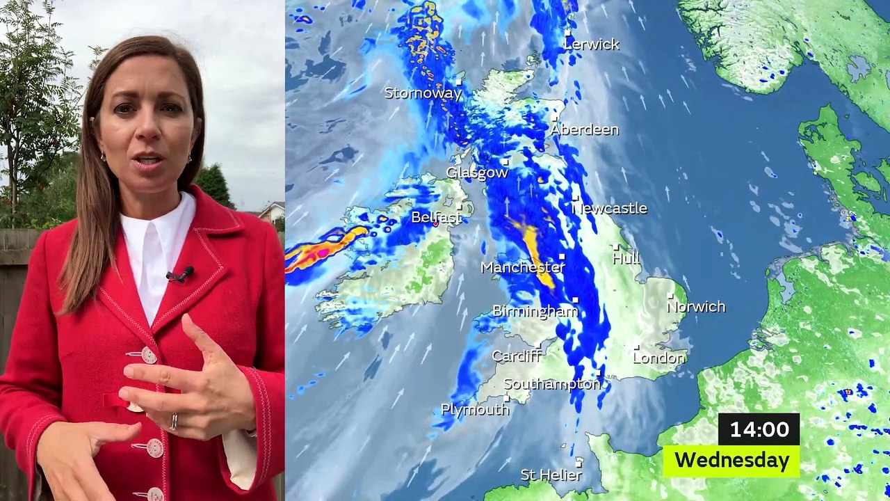 Yellow weather warning for Lancashire - Septemb...