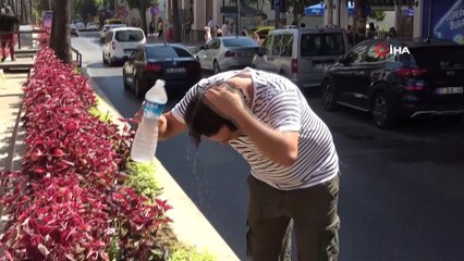 Antalya'da termometreler yükselişe geçti, esnaf 'karpuz gibi çatlayacağız' diyerek isyan etti