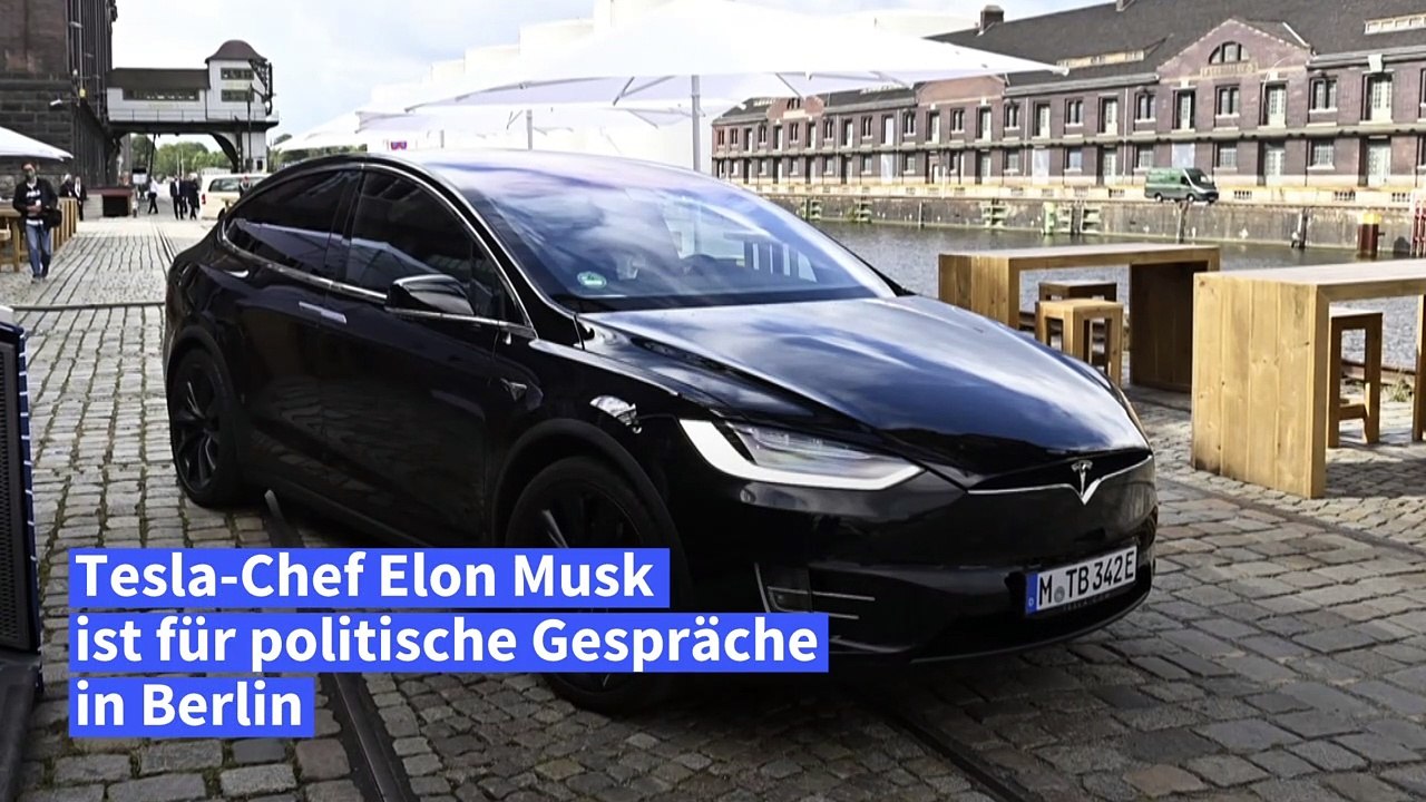 Tesla-Chef Elon Musk in Berlin - Gespräche mit Bundesministern
