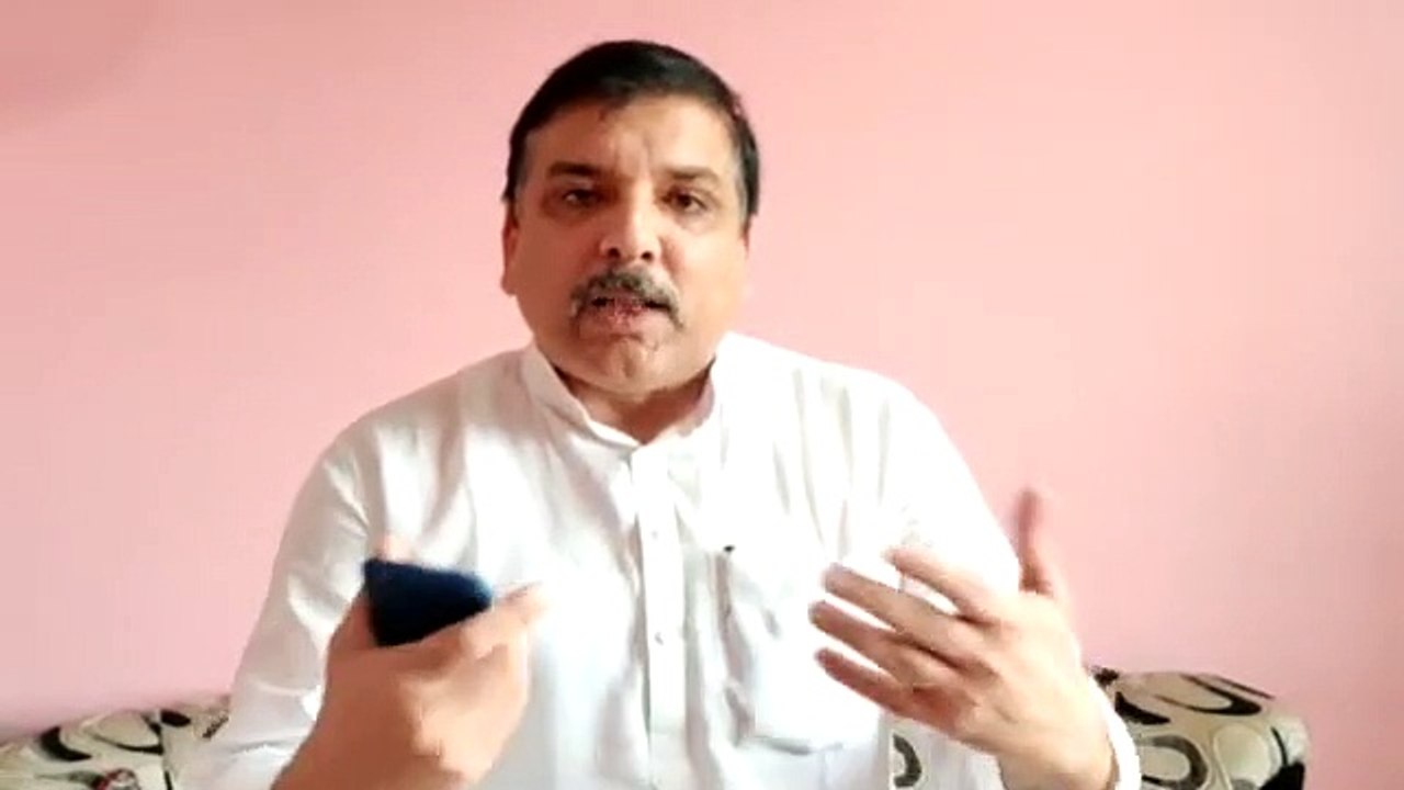 आप सांसद संजय सिंह का योगी सरकार पर जातिवादी राजनीति का आरोप