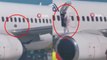 Ukraynalı yolcu Antalya uçağının kanadına oturdu