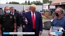 Jacob Blake : Trump choque en visite à Kenosha