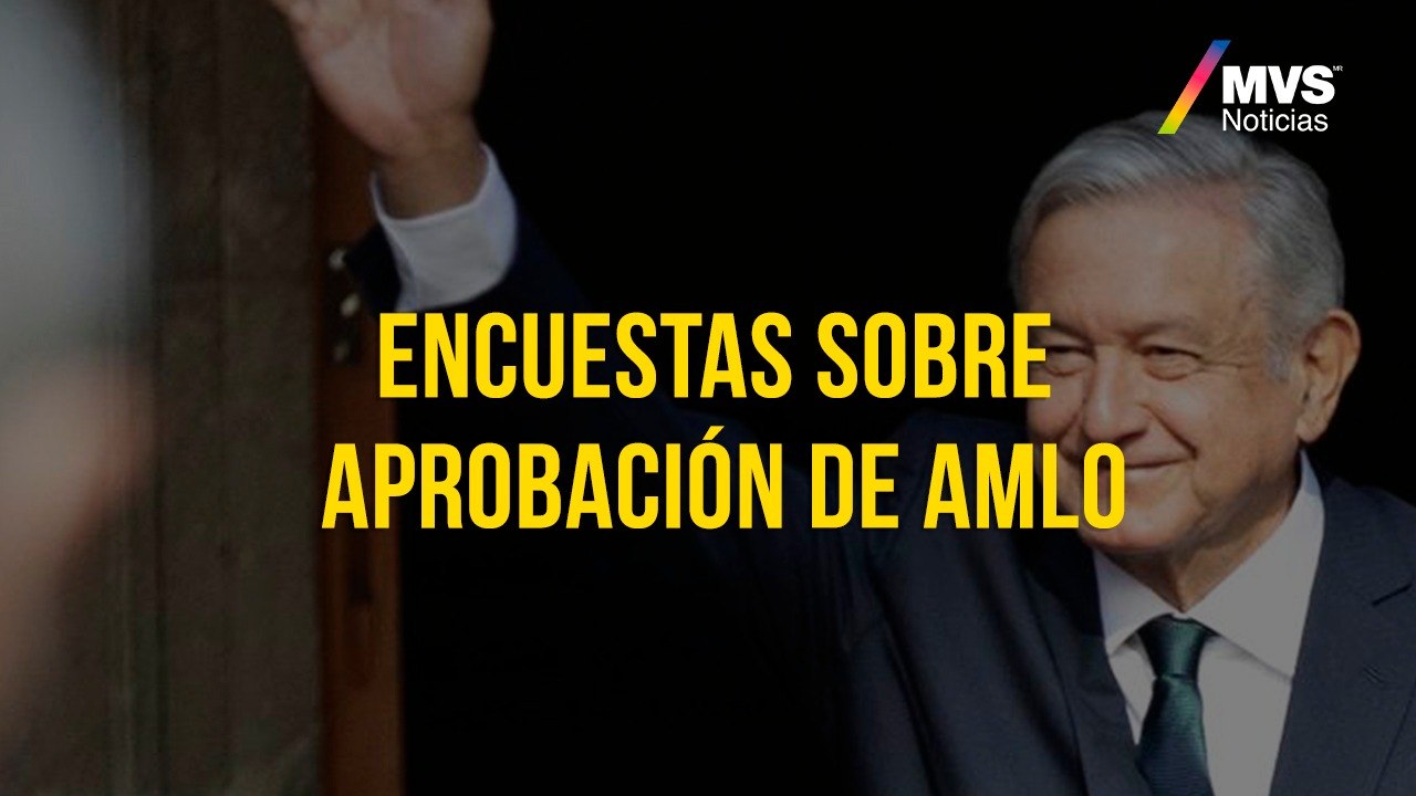 Encuestas sobre aprobación de AMLO