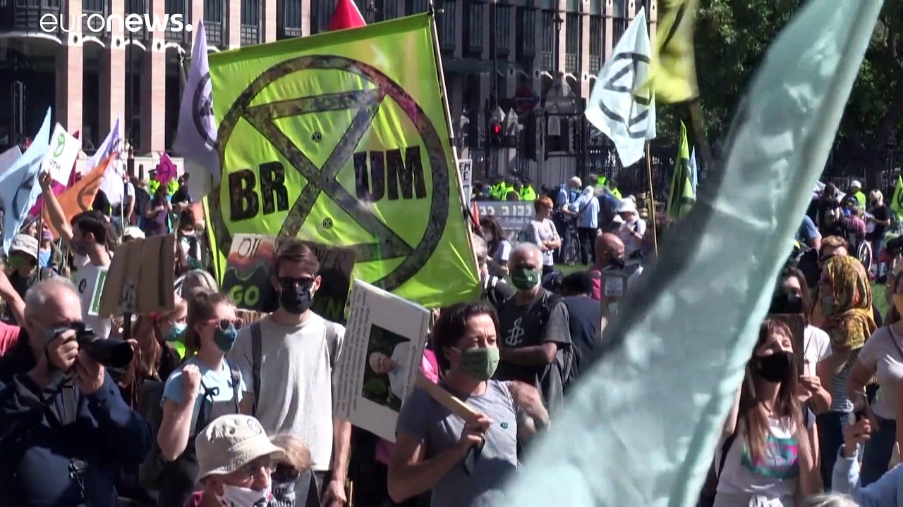 Umweltschutzgruppe „Extinction Rebellion“ macht Alarm in London