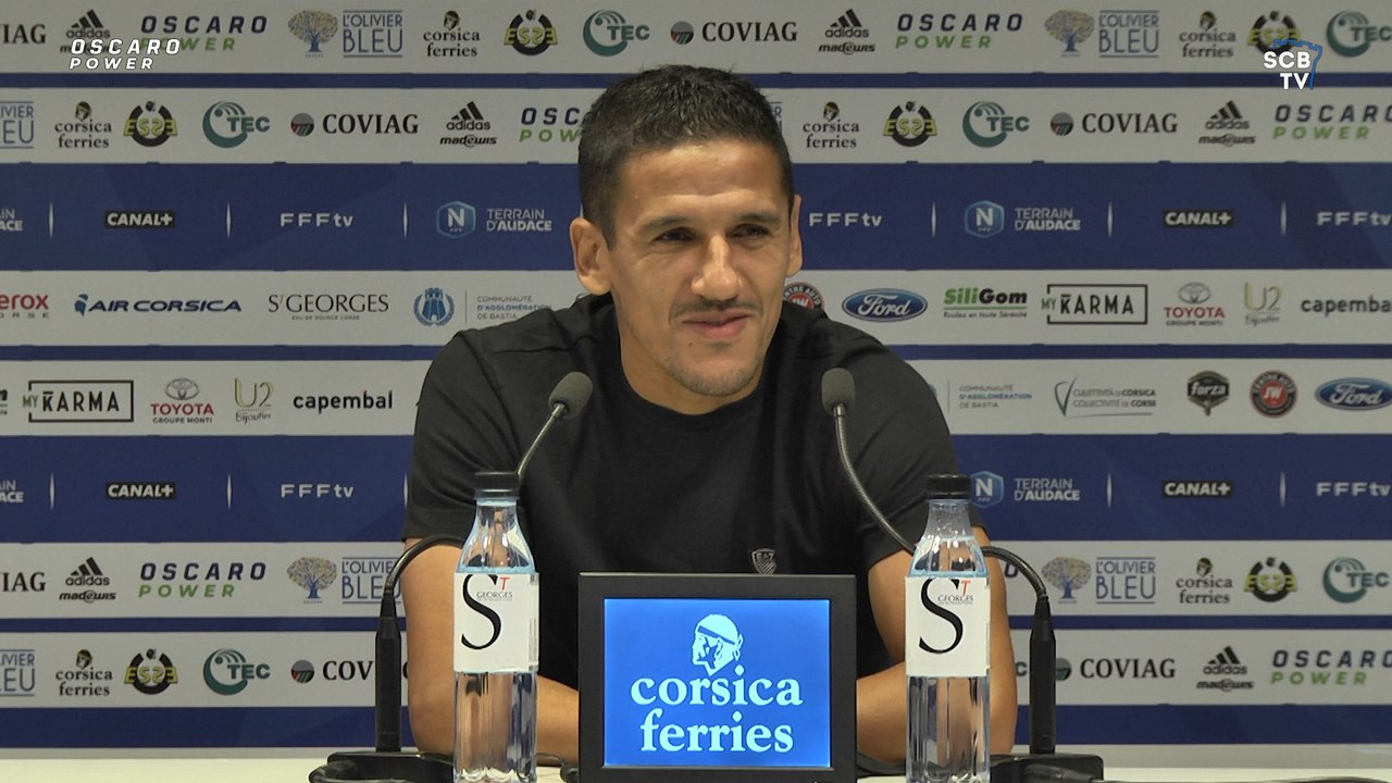 SC Bastia - US Boulogne CO : Conférence de presse d'avant-match de C. Ben Saada