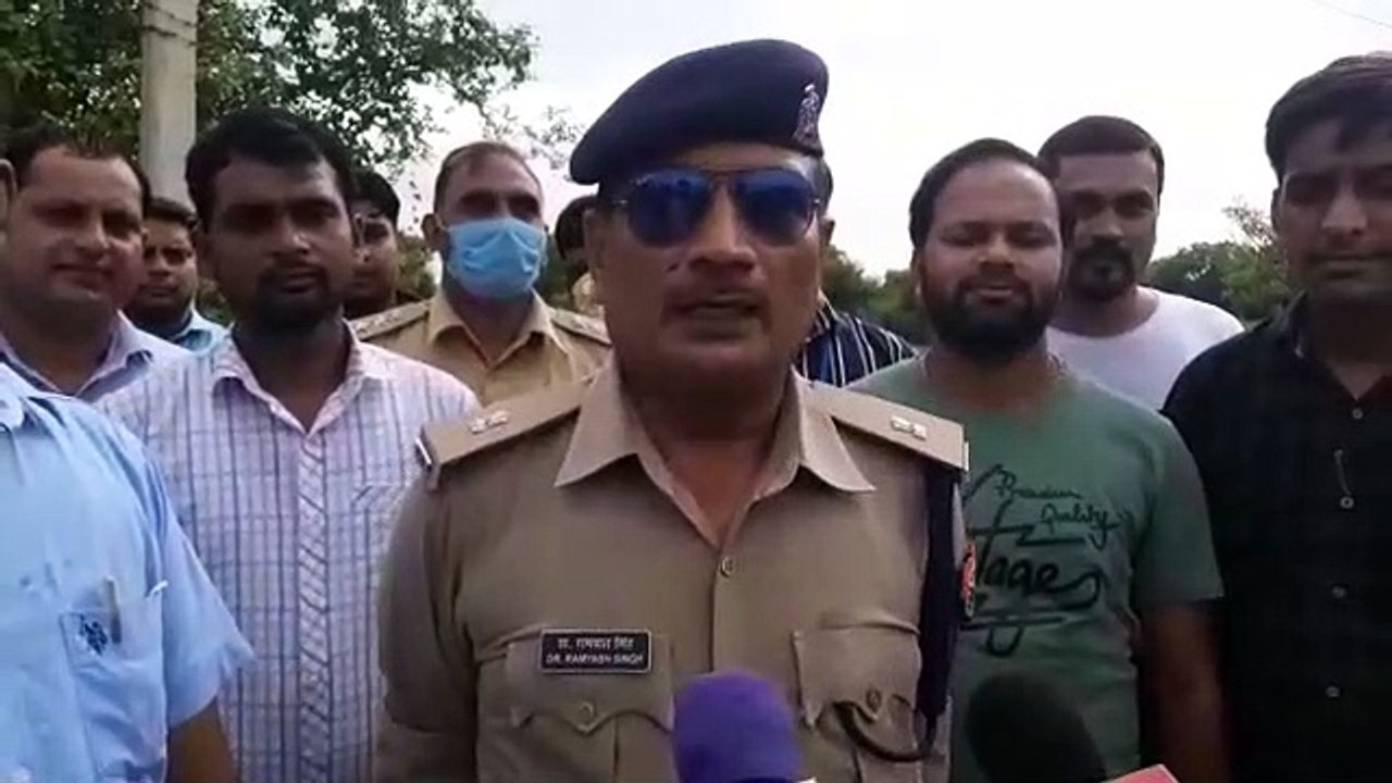 मुठभेड़ के मामले में एसपी सिटी ने दी जानकारी