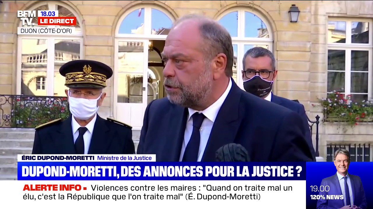 Éric Dupond-Moretti: "Les chiffres sont clairs, la délinquance des mineurs n'a pas augmenté dans notre pays depuis 10 ans"