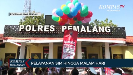 Polres Pemalang Luncurkan Layanan Pembuatan SIM Malam Hari