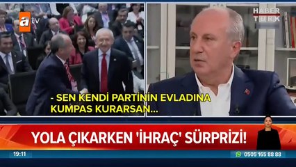 Yola çıkan İnce'ye ihraç sürprizi!