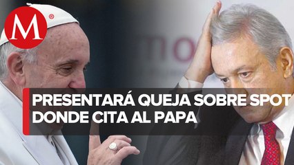 AMLO pondrá queja por veto de video donde menciona al Papa Francisco