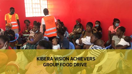 Kibera Vision Achievers Group Food Drive