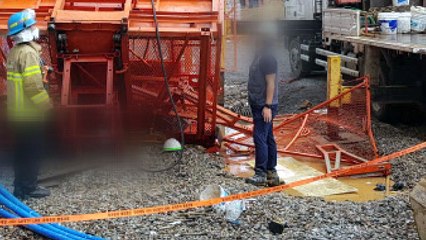 경기 평택 아파트 건설현장 승강장치 추락...2명 사망 / YTN