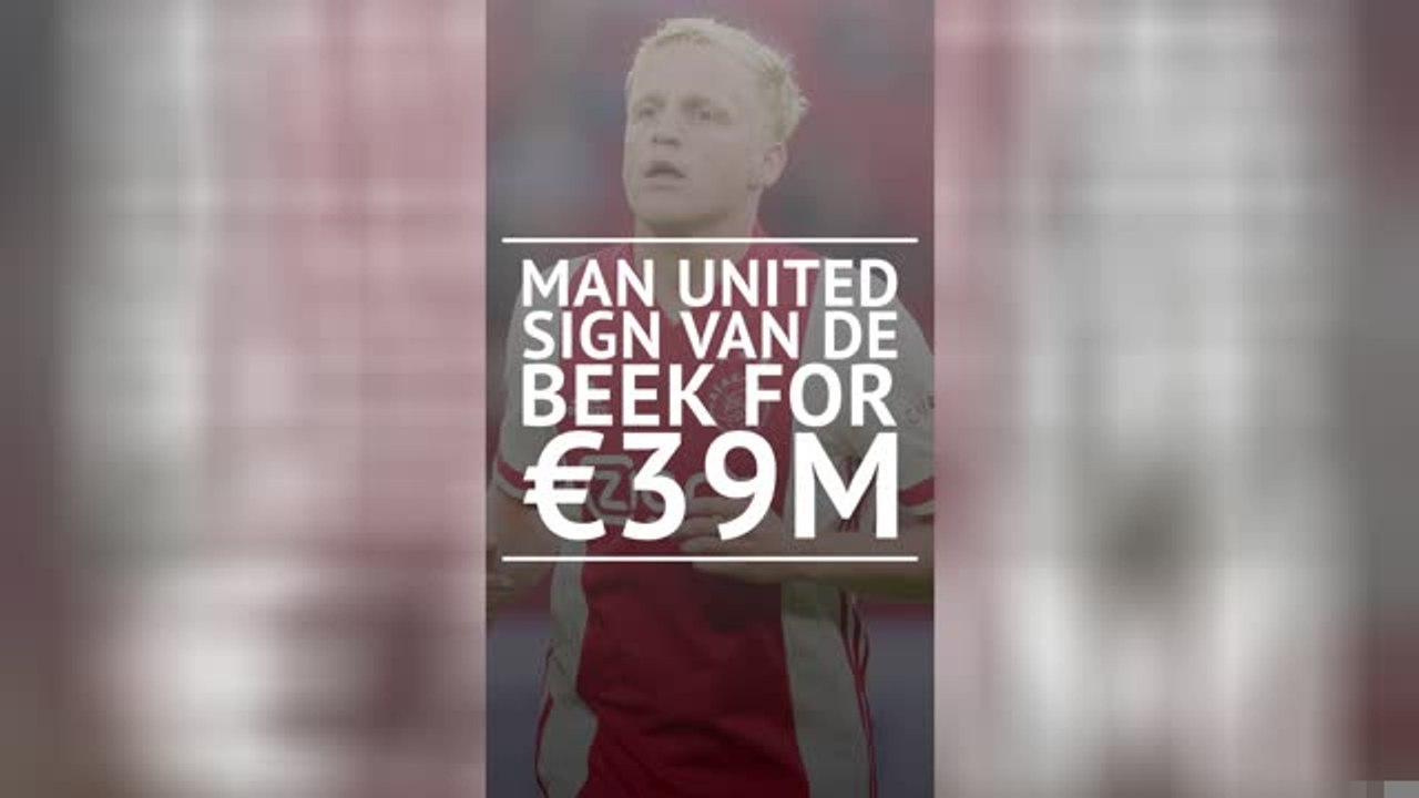 Man United sign Van de Beek for 39 million euros