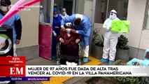 Mujer de 97 años fue dada de alta en la Villa Panamericana | Edición Mediodía (HOY)
